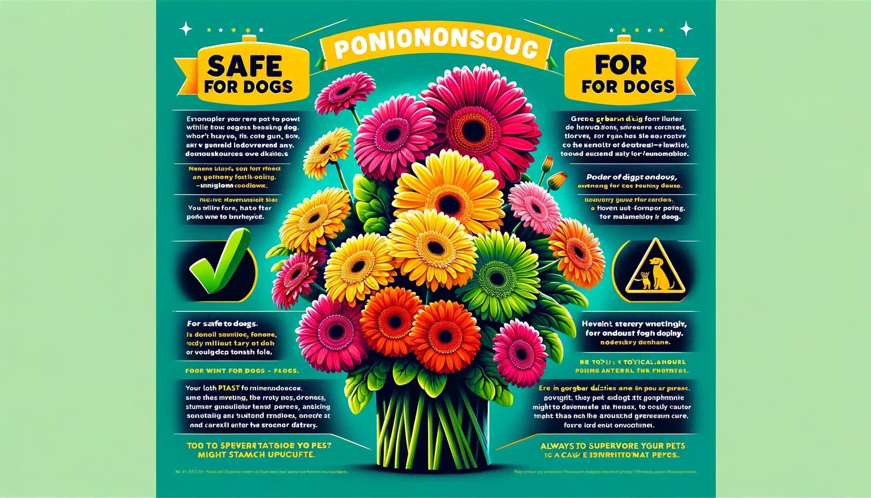 Are Gerbera Daisies Poisonous To Dogs