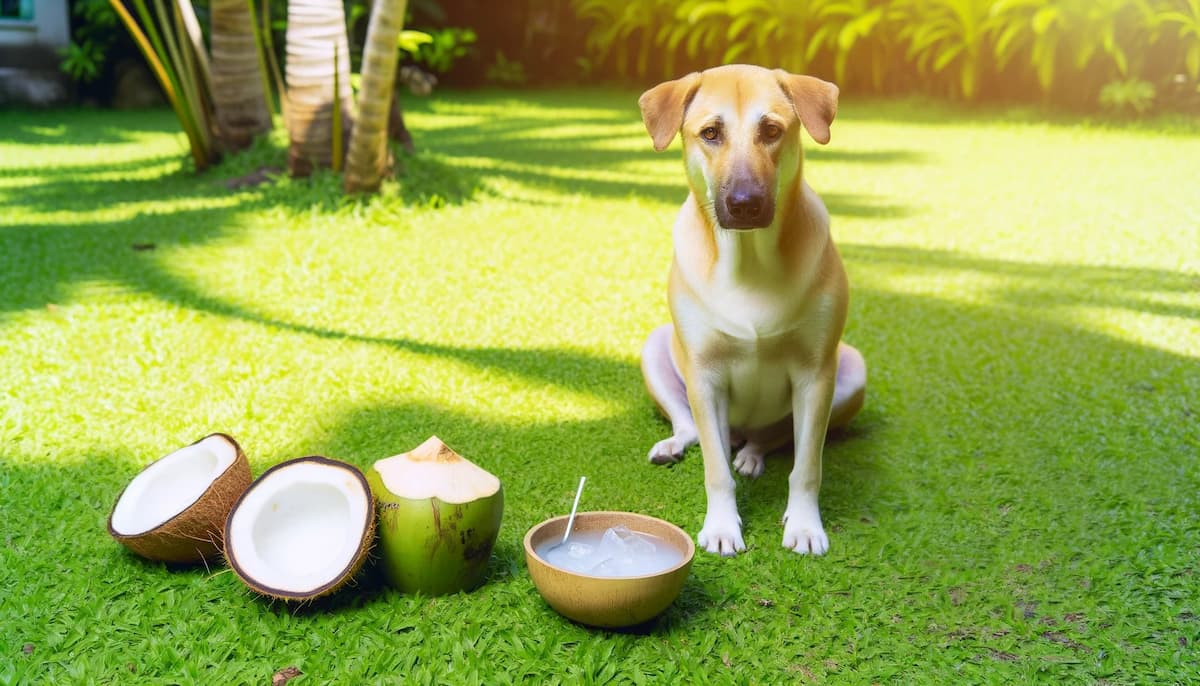 Can Dogs Drink Coconut Water