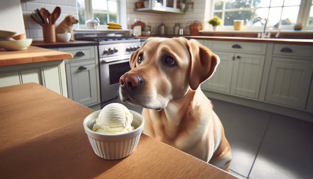 Can dogs eat ice cream?