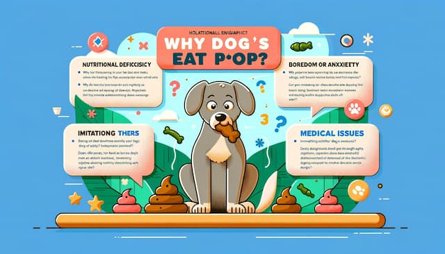 Why does a dog eat poop?