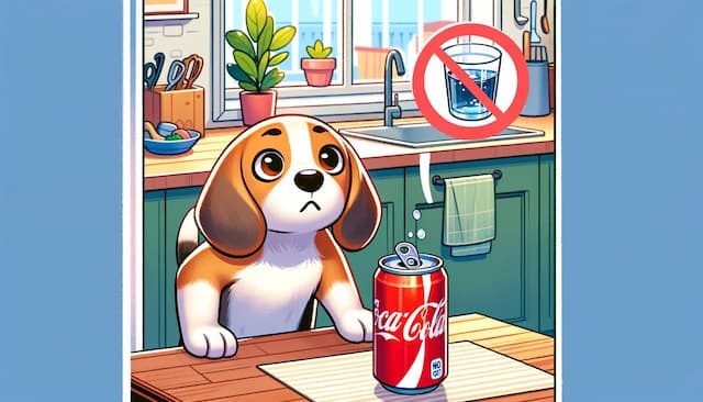 Can dogs drink coca cola?